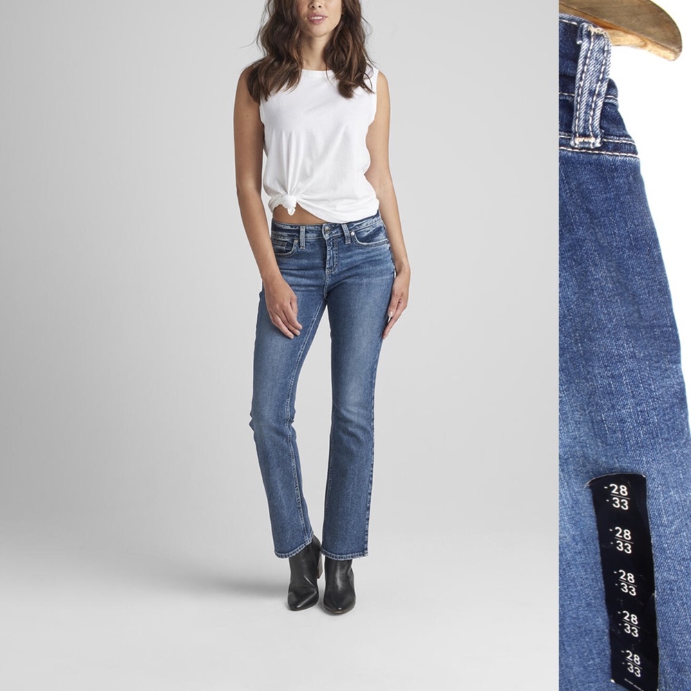 Silver Jeans Elyse Slim Boot Jeans 28 6
